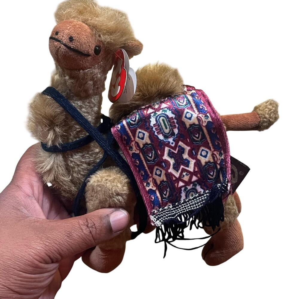 1993 Ty Attic Treasures Lawrence the Camel Jointed Beanie PLUSH Stuffed Animal